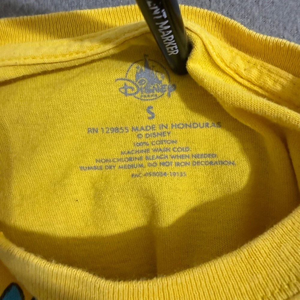 Disney Parks Kids Pascal Tangled One in Chameleon Yellow Graphic T-Shirt Small